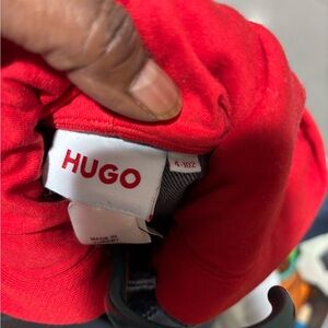 HUGO Kids Bright Red Jean Jacket